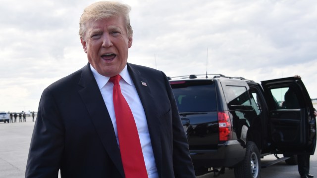 Presiden AS Donald Trump Foto: AFP/Nicholas Kamm