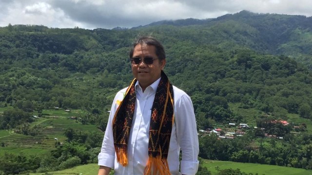 Menkominfo Rudiantara di Kecamatan Detusoko, Kabupaten Ende, NTT. Foto: Alfadillah/kumparan