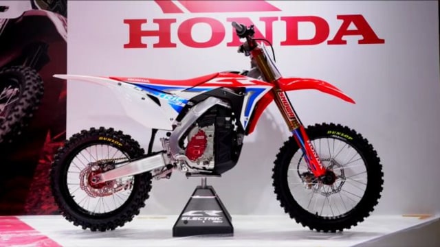 Motor listrik konsep Honda CR Electric bergaya trail. Foto: Motorcycle.com
