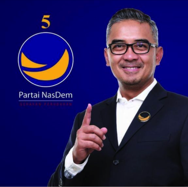 Caleg Partai Nasdem, Farhan Foto: Dok. Ilham Bintang