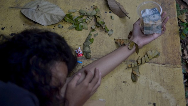 Ilustrasi pengemis. Foto: Iqbal Firdaus/kumparan