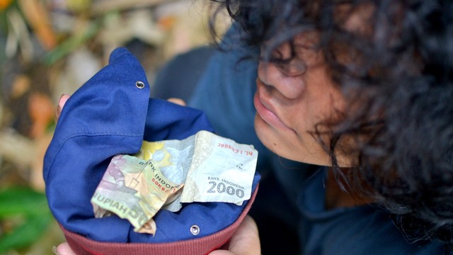 Ilustrasi pengemis. Foto: Iqbal Firdaus/kumparan