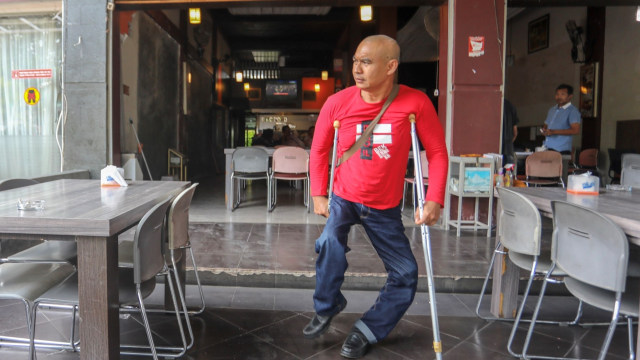 Ifwan Sahara, caleg penyandang disabilitas di Aceh. Foto: Suparta/acehkini