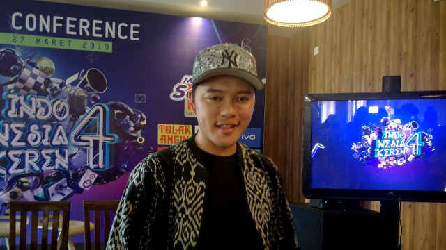 Danang DA2 di preskon HUT ANTV ‘Indonesia Keren 4’, Rabu (27/3). Foto: Sarah Yulianti Purnama/kumparan