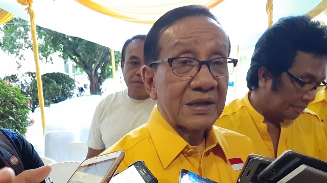 Wakil Ketua Dewan Kehormatan DPP Partai Golkar, Akbar Tandjung, Foto: Wiwid Abid Abadi/kendarinesiaid