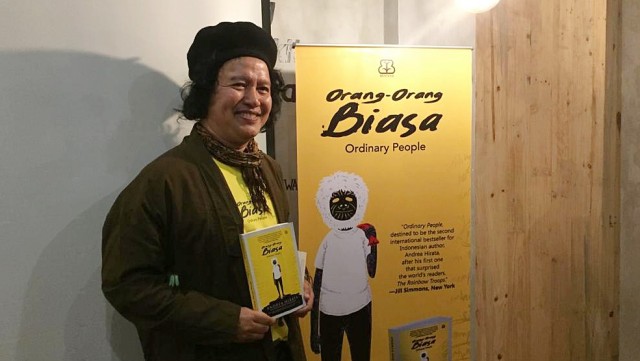 Andrea Hirata. Foto: Iqbal Maulana/kumparan