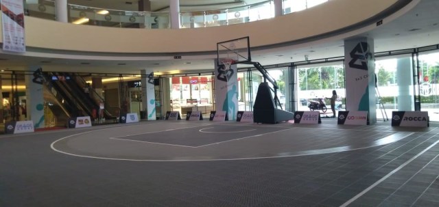 Lapangan Basket 3x3 di Atrium Grage City Mall