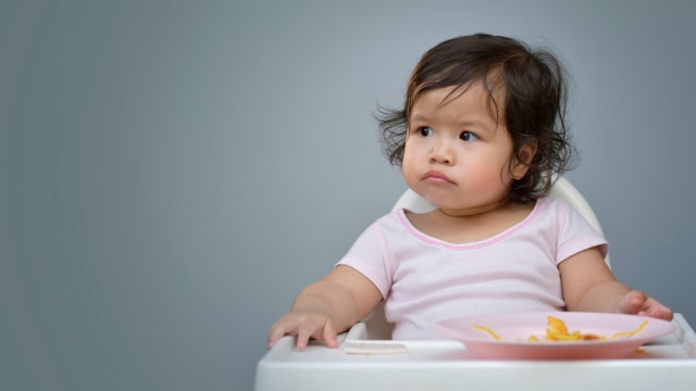 Ilustrasi balita tidak mau makan Foto: Shutterstock