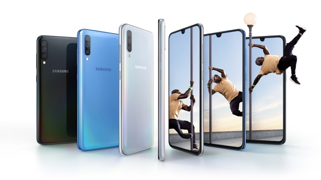 Smartphone Samsung Galaxy A70. Foto: Samsung