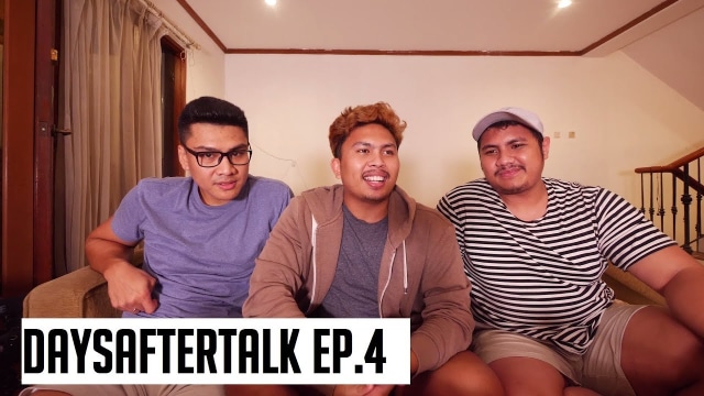 Ilustrasi kebersamaan Ryan Bert (kiri) dan Eca (tengah)