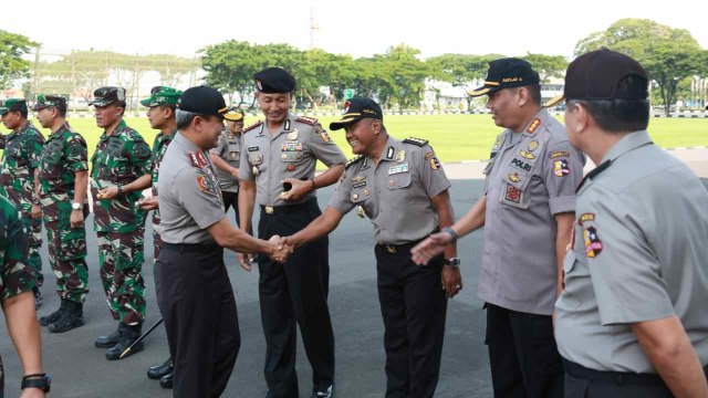Pengarahan Kalemdiklat kepada Taruna Akpol tingkat 4 yg akan melaksanakan Latihan Integrasi Taruna Wreda Nusantara. Foto: Dok. Lemdikpol Polri