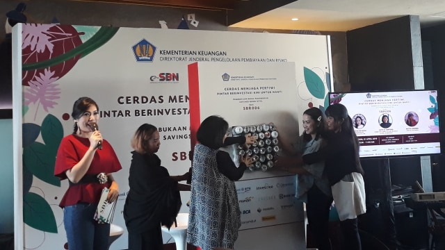 Peluncuran Saving Ritel Bond seri SBR006 di Menara BTPN, Jakarta. (01/04). Foto: Ema Fitriyani/kumparan