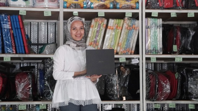 Foto Founder Babyloania, Zhafira Loebis, Senin (1/4). Foto: Iqbal Firdaus/kumparan