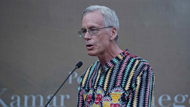 Peter Carey. Foto: Irfan Adi Saputra/kumparan