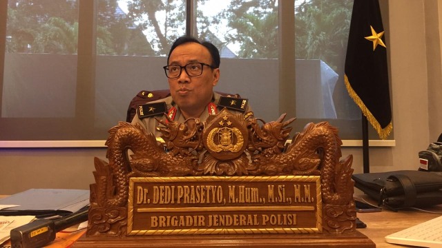Karopenmas Div Humas Polri, Brigjen Pol Dedi Prasetyo. Foto: Andreas Ricky Febrian/kumparan