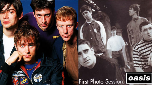 Blur dan Oasis. Foto: Instagram/@shes.so.high dan @oasis