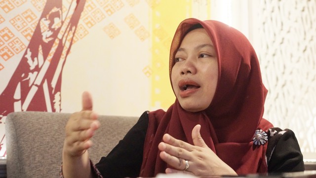 Anggota Dewan Pembina Perludem sekaligus dosen Fakultas Hukum Universitas Indonesia, Titi Anggraini. Foto: Dicky Adam Sidiq/kumparan