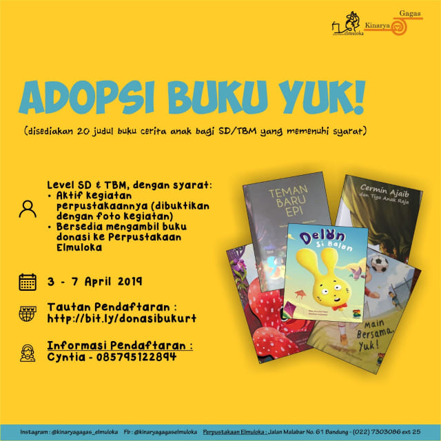 Ada Yang Mau Adopsi 20 Judul Buku Cerita Anak ?