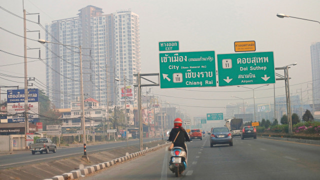Ilustrasi kabut asap di Thailand. Foto: Reuters/Soe Zeya Tun