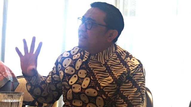 Media Gathering Unilever bersama Governance & Corporate Affairs Director PT Unilever Tbk, Sancoyo Antarikso. Foto: Nurul Nur Azizah/kumparan