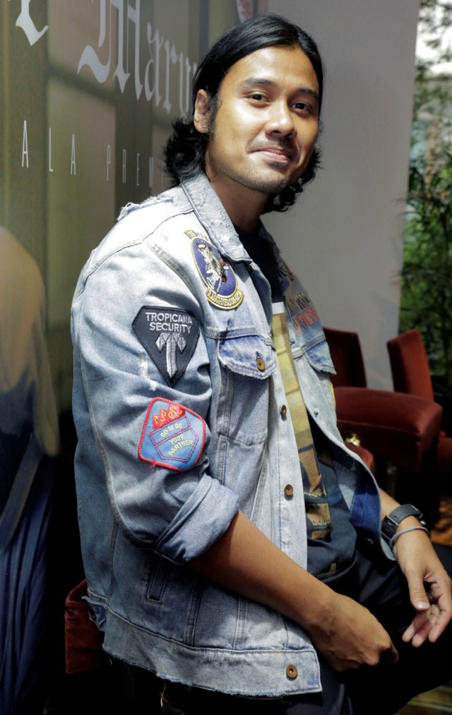 Artis Chicco Jerikho saat hadir gala premiere film 'Ave Maryam'. Foto: Ronny