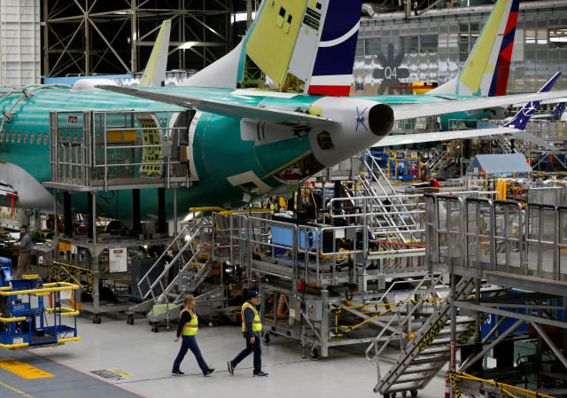Pabrik Boeing 737 Max Foto: Reuters/Lindsey Wasson/File Photo