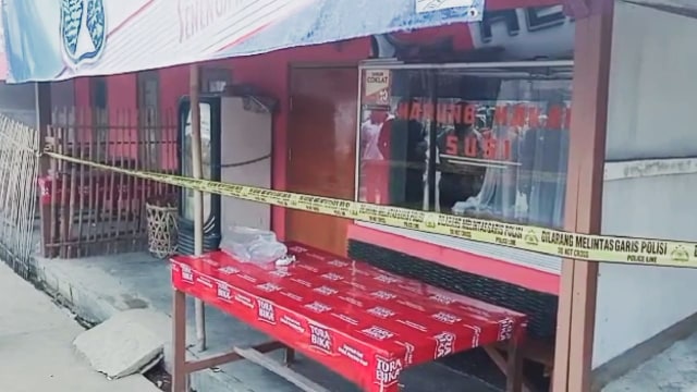Lokasi ditemukannya mayat perempuan pemilik warteg di Jagapura, Kecamatan Kersana, Brebes, Kamis (4/4). (Foto: Fajar Eko Nugroho)