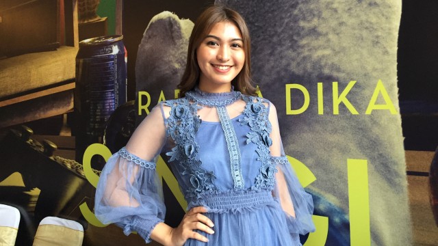 Mentari Novel dalam acara Konferensi Pers film 'single 2' Foto: Sarah Yulianti Purnama/kumparan