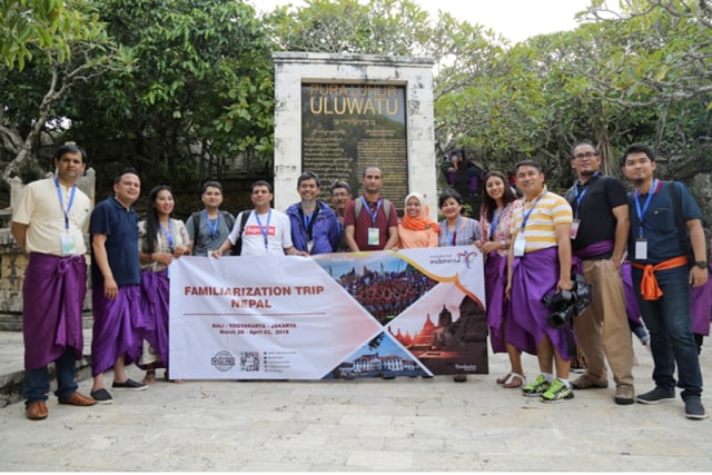 Tour Operator dari Nepal Berkesempatan Mengunjungi Uluwatu, Bali