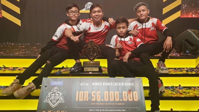 Tim Bigetron jadi juara pertama PUBG Mobile Club Open 2019 Indonesia. Foto: bagas_zuxxy/Instagram