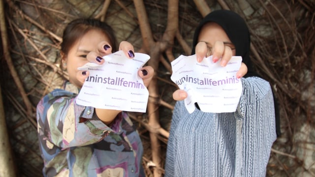 Ilustrasi Perempuan Anti Feminis. Foto: Dicky Adam Sidiq/kumparan