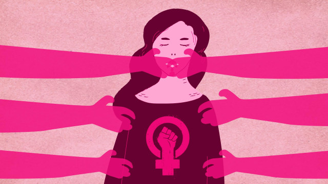 Ilustrasi perjuangan hak-hak perempuan Foto: Herun Ricky/kumparan