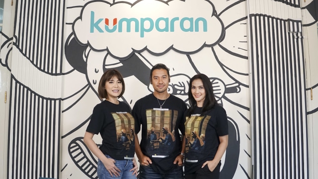 Pemeran di film Ave Maryam, Olga Lydia, Chicco Jerikho dan Maudy Koesnaedi di kumparan. Foto: Jamal Ramadhan/kumparan