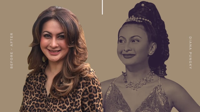 Perubahan Diana Pungky Dulu dan Sekarang. Foto: Infografik: Nunki Lasmaria Pangaribuan/kumparan.