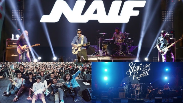 Naif, Sisitipsi, dan Stars & Rabbit. Foto: Fanny Kusumawardhani/kumparan dan Instagram/@sisitipsi/@ _starsandrabbit