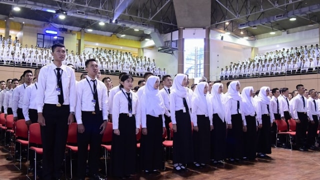 Siswa sekolah kedinasan Foto: pknstan.ac.id