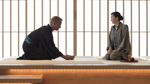 Upacara minum teh di HOSHINOYA Tokyo Foto: Hoshinoya Resorts