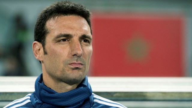Pelatih Timnas Argentina, Lionel Scaloni. Foto: Fadel Senna/AFP