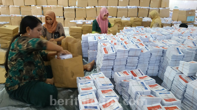 KPU Kabupaten Mojokerto Kekurangan 13.876 Surat Suara