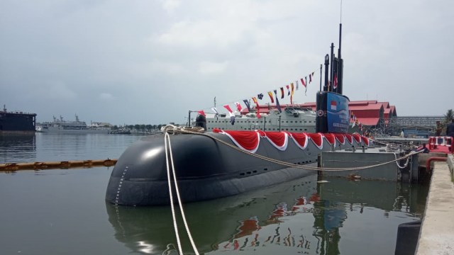 Kapal selam diesel wlwctric u209/1400 PT PAL. Foto: Yuana Fatwalloh/kumparan