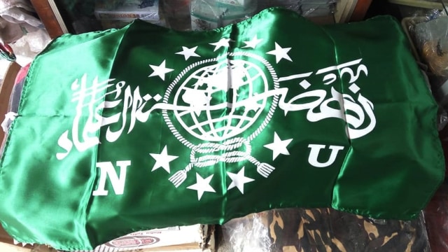 Ilustrasi bendera Nahdlatul Ulama. Foto: Instagram/@tokonu.id