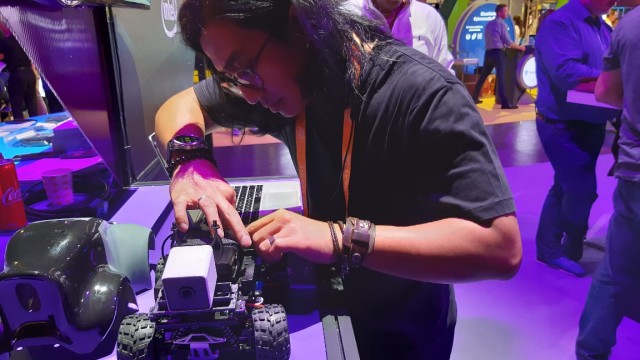 AWS DeepRacer League 2019 di Singapura Foto: Adhi Muhammad Daryono/kumparan