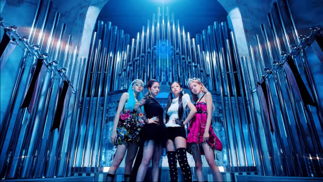 Blackpink dalam video 'Kill This Love'. Foto: YouTube/@BLACKPINK