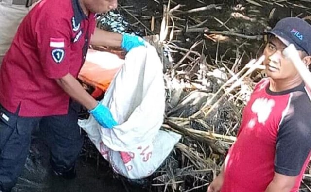 Lokasi penemuan kepala penari asal Kediri, Jumat (12/4). Foto: Jatim Now