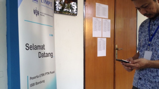 Ruang UTBK SBMPTN 2019 di ISBI Bandung. (Iman Herdiana)