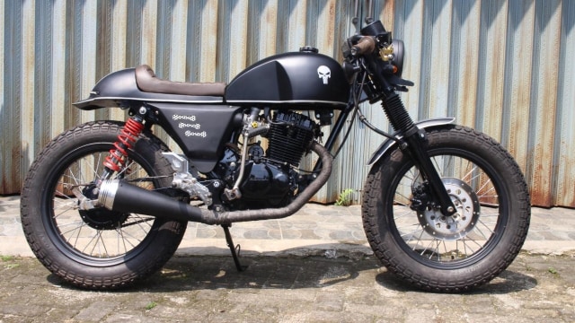 Modifikasi Honda MegaPro jadi Cafe Racer Foto: dok. Central Classic Custom