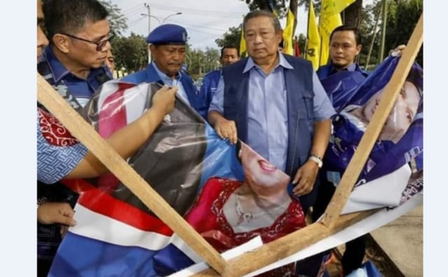 KETUA Umum Partai Demokfrat, Susilo Bambang Yudhoyono (SBY). 
