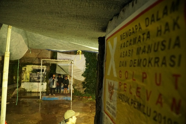 Pernyataan sikap golput warga Bandung dalam menghadapi Pilpres 2019. (Ananda Gabriel)