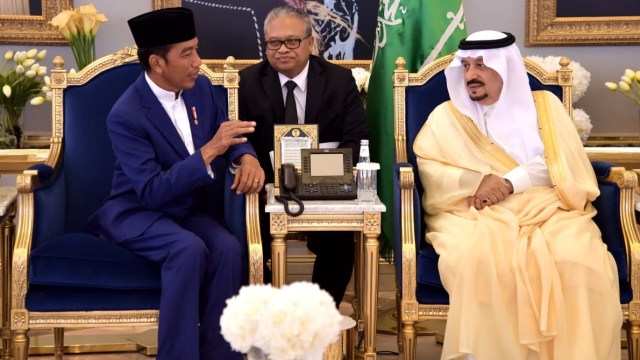 Presiden Joko Widodo tiba di Riyadh, Arab Saudi. Foto: Dok. Biro Pers Sekretariat Presiden