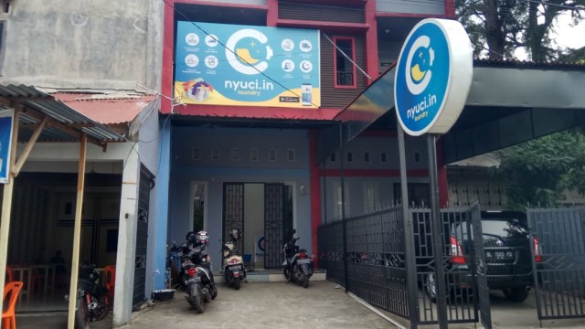 Kantor nyucin.in, laundry online di Banda Aceh. Foto: Habil Razali